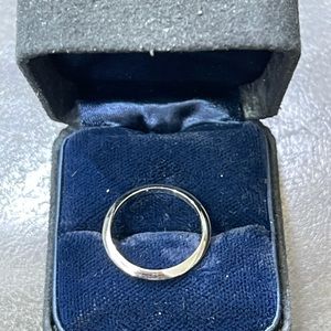 Tiffany & Co Platinum plain band